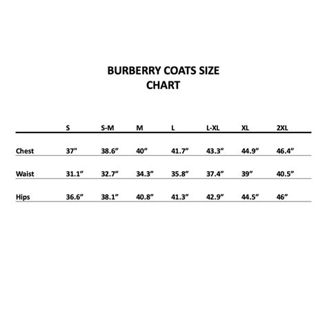 a burberry coat|Burberry coat size chart.